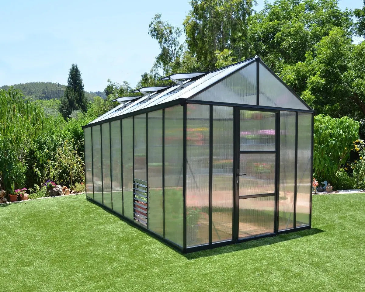 Glory® 8 ft. x 16 ft. Greenhouse with 10mm TwinWall Glazing | Palram-Canopia