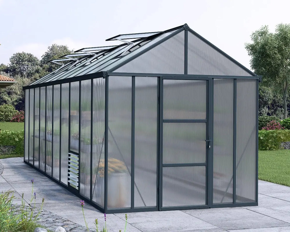 Palram-Canopia 8 Ft. Wide, 10mm Glory Greenhouse Series - Canada ...