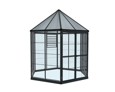 Oasis™ 8 ft Hexagonal Greenhouse | Palram-Canopia - Canada Greenhouse Kits