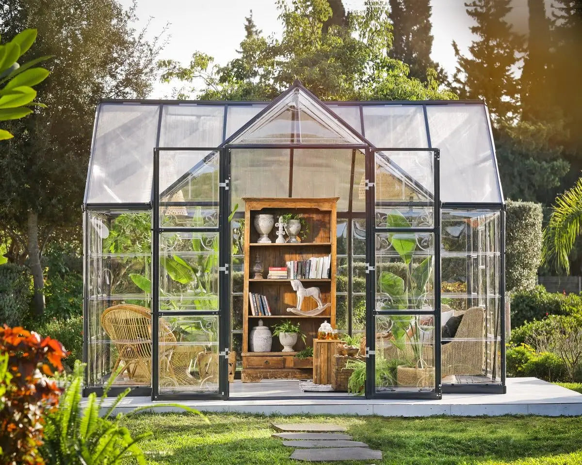 Victory® 10 ft. x 12 ft. Orangery Chalet Greenhouse | Palram-Canopia